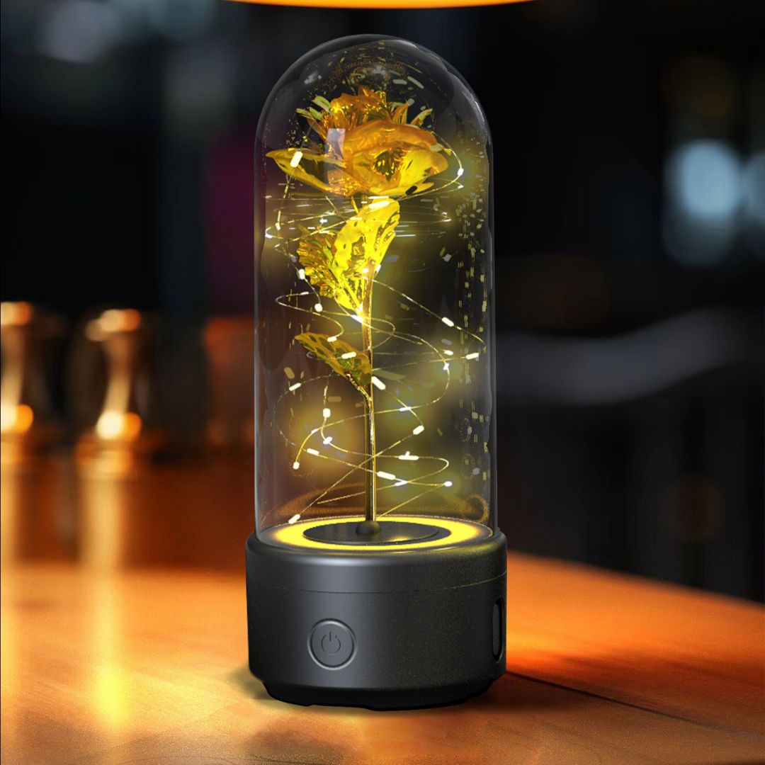 LumiRose™ – LED Rose Light & Bluetooth Speaker