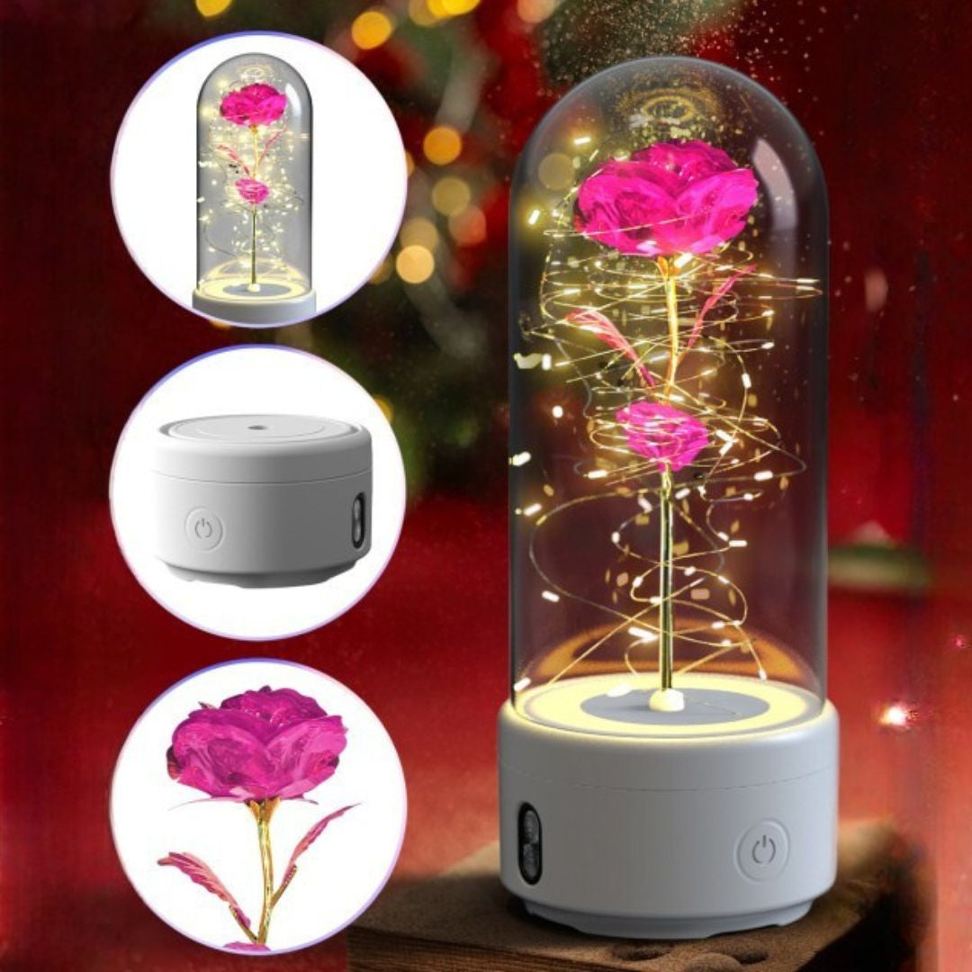 LumiRose™ – LED Rose Light & Bluetooth Speaker