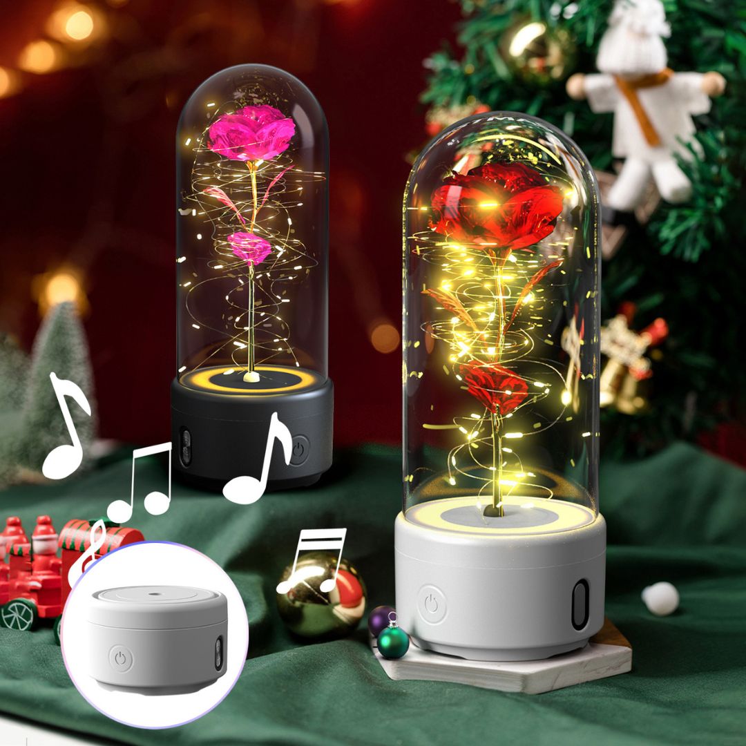 LumiRose™ – LED Rose Light & Bluetooth Speaker