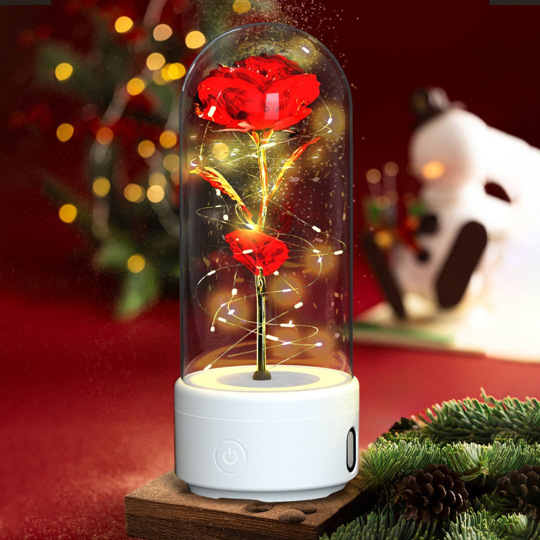 LumiRose™ – LED Rose Light & Bluetooth Speaker
