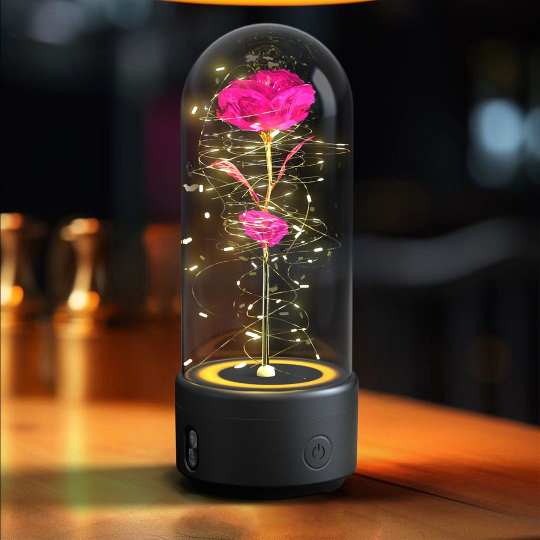 LumiRose™ – LED Rose Light & Bluetooth Speaker