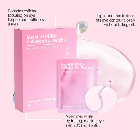 Instalift Pdrn Collagen Eye Patches Intensely Moisturizing And Hydrating - Mishmox
