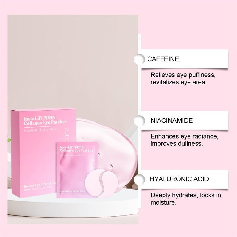 Instalift Pdrn Collagen Eye Patches Intensely Moisturizing And Hydrating - Mishmox